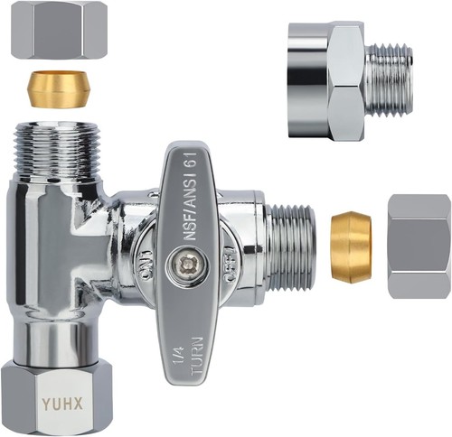 Brass angle stop addatee - stop,