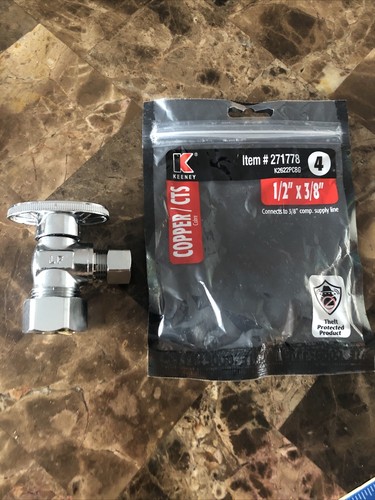 Keeney brass in - brass, 1/2-in